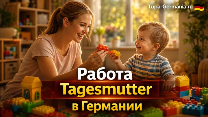 Девушка работает няней в Германии