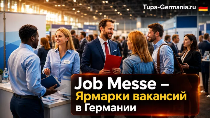 Посетители немецкой ярмарки вакансий