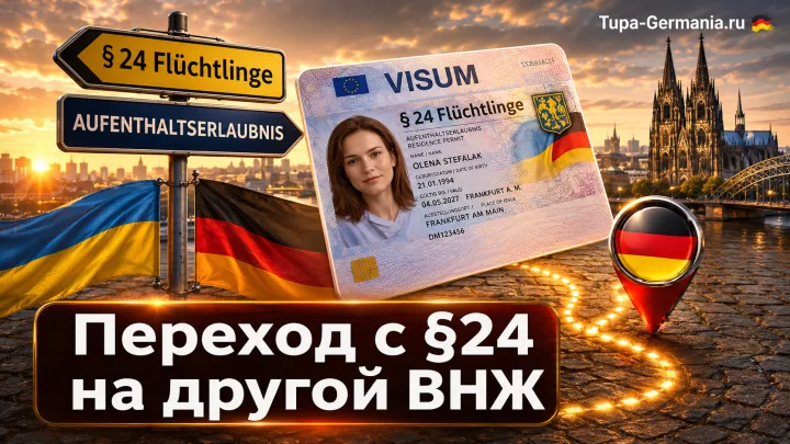 Украинка осталась жить в Германии после §24