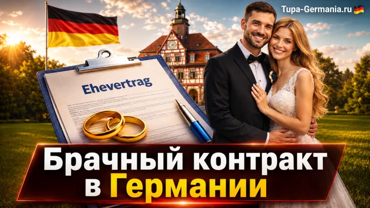 Пара заключила брачный договор в Германии.