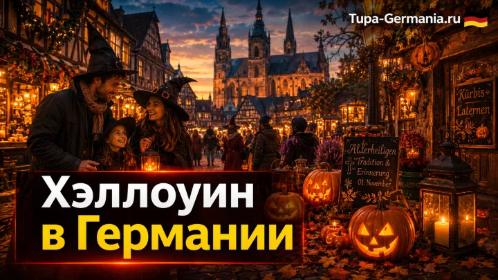 Костюмированный праздник Хэллоуин в Германии