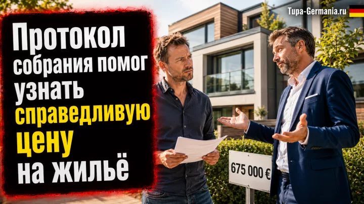 Мужчина в Германии узнал, что стоимость жилья завышена