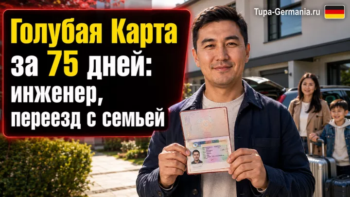 Инженер получил Голубую Карту в Германии 2026