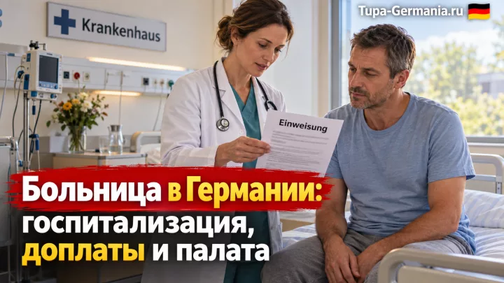Пациент ложится в немецкую больницу