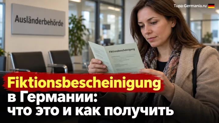 Иммигранты получили Fiktionsbescheinigung в Германии