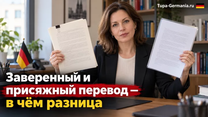 Перевод документов на немецкий с нотариальным заверением