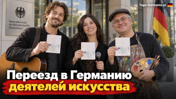 Артисты получили немецкие визы для переезда