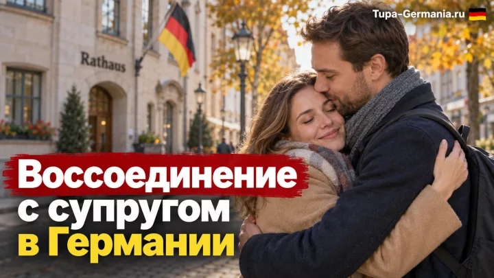 Семейная пара воссоединилась в Германии