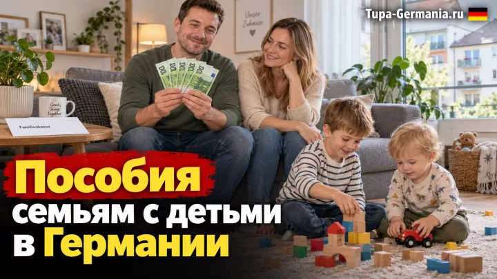 Семья получает денежную поддержку в Германии
