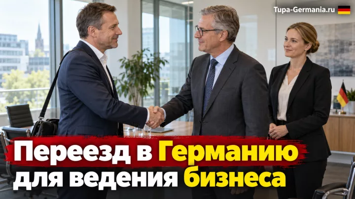 Бизнесмен приехал в Германию для ведения бизнеса