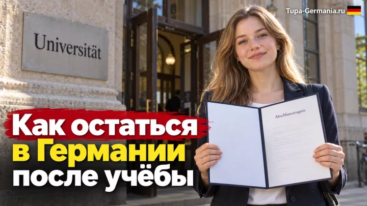 Студентка немецкого вуза получила диплом и начинает искать работу в Германии