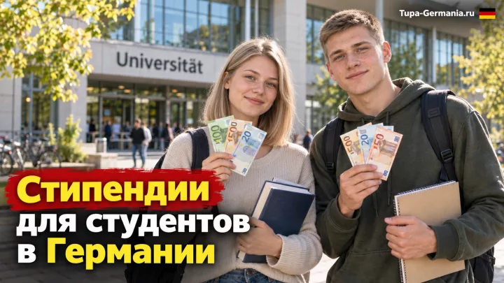 Студенты получили стипендию в Германии