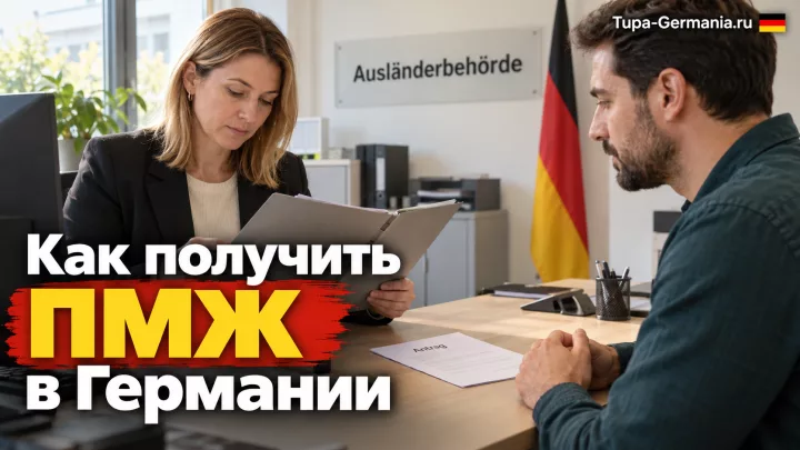 Иностранец подаёт запрос на ПМЖ в Германии