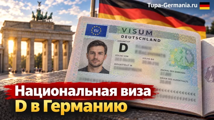 Национальная немецкая виза типа D