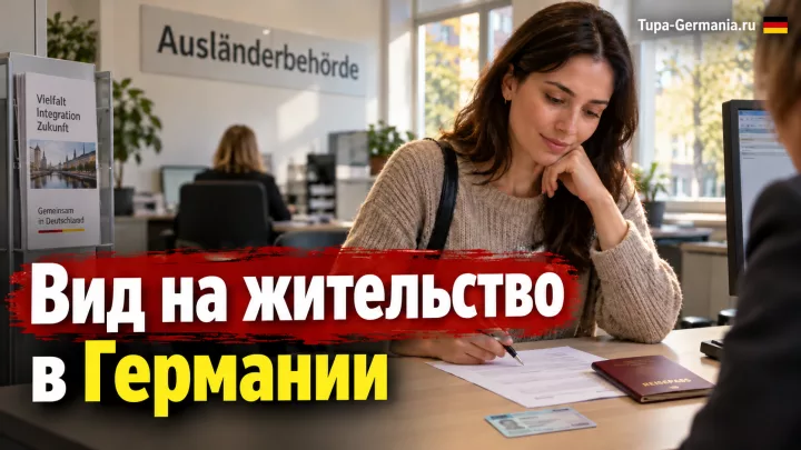 Иностранка подаёт на ВНЖ в немецком ведомстве