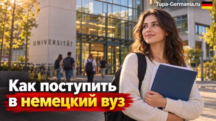 Иностранка поступила в вуз в Германии
