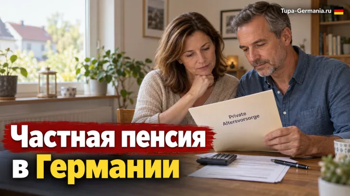 Семейная пара в Германии разбирается в условиях частной пенсии