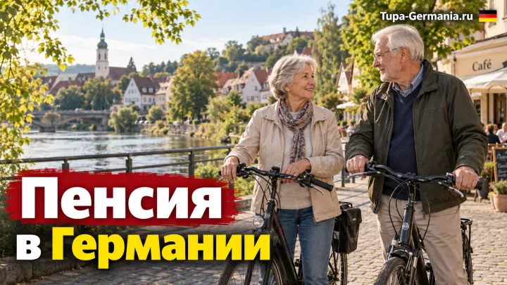 Пожилые жители Германии на пенсии