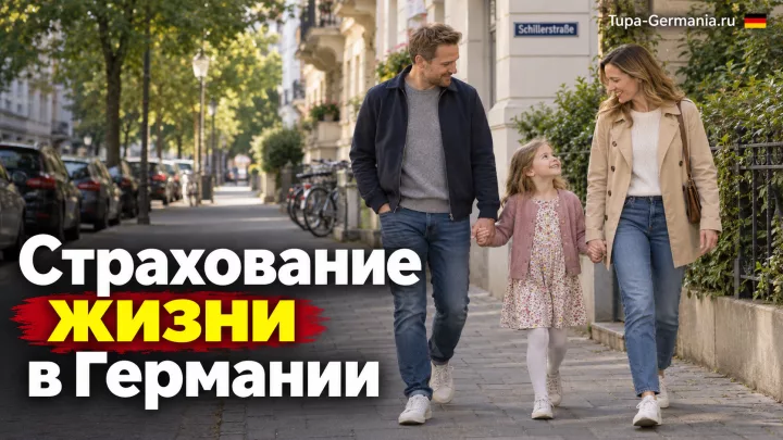 Застрахованная от смерти семья в Германии