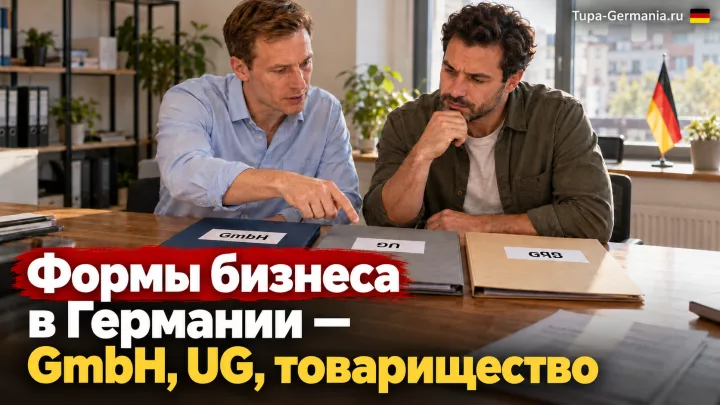 Предприниматели выбирают, какую фирму открыть в Германии