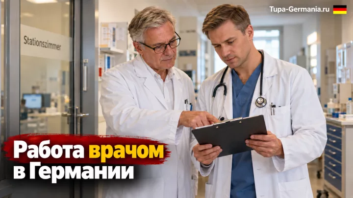 Врач иммигрант работает в Германии