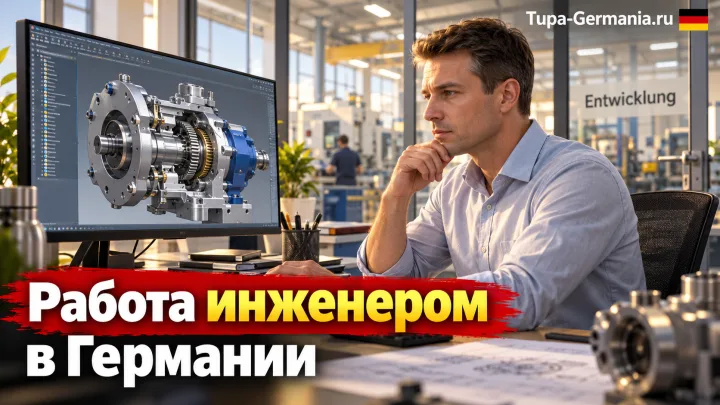 Инженер иммигрант работает в Германии