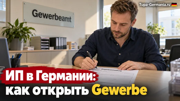 Коммерческий предприниматель открывает ИП в Германии