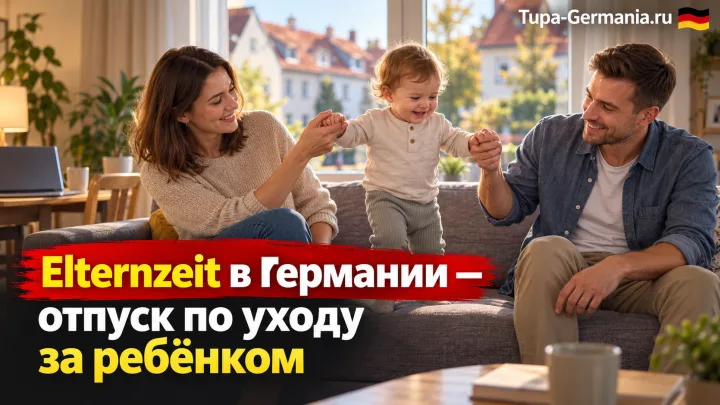 Родители в Германии в отпуске по уходу за ребёнком Elternzeit