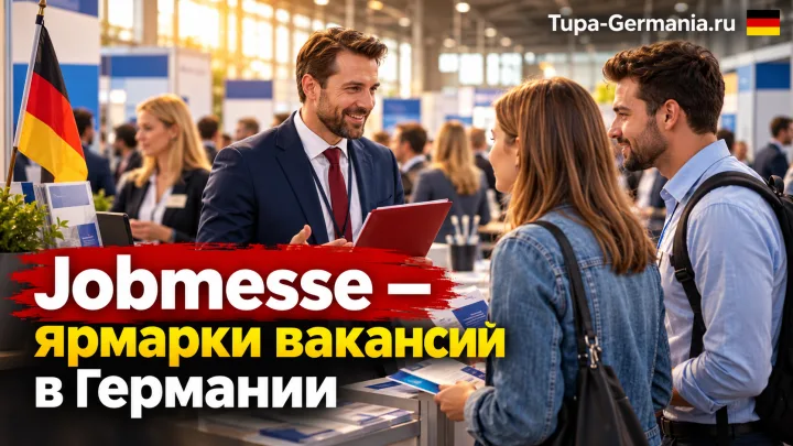 Посетители немецкой ярмарки вакансий
